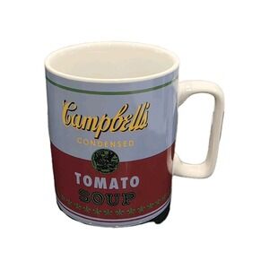 Andy Warhol Campbell`s Soup Red Violet Mug by Andy Warhol Signed By GALISON CUP!